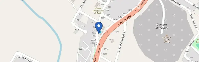 Mapa da estação Ancap Marfalub