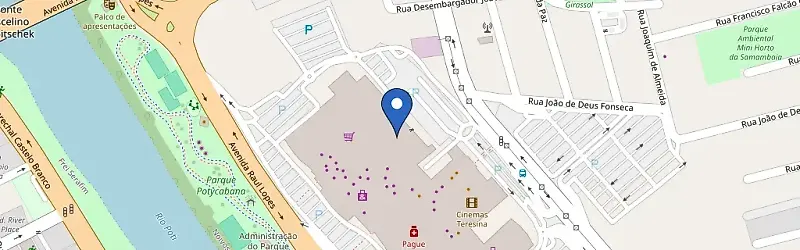 Mapa da estação Teresina Shopping G3