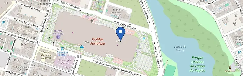 Mapa da estação Shopping Rio Mar Fortaleza