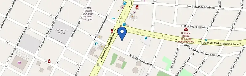 Mapa da estação HS Recharge - Jeronimo Piracicaba