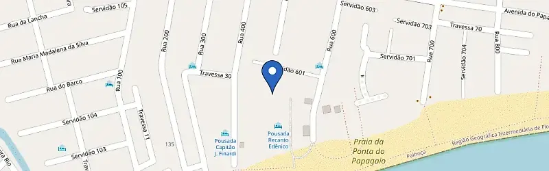 Mapa da estação Pousada Recanto Edênico