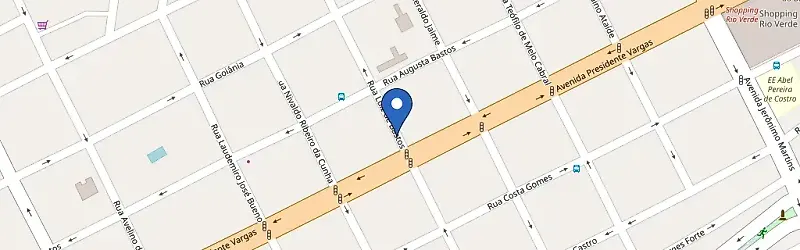 Mapa da estação Bueno Rio Verde