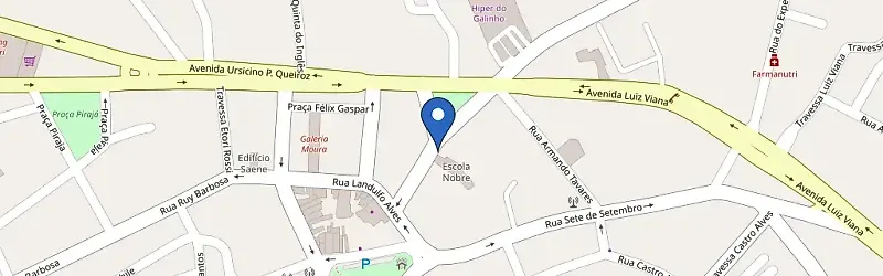 Mapa da estação Supermercado Doce Preço