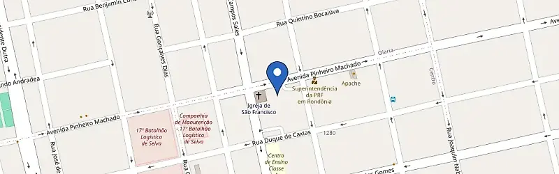 Mapa da estação Akitem Conveniência