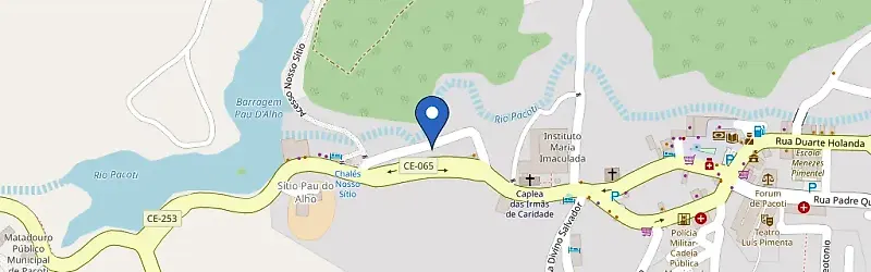 Mapa da estação Chalé Nosso Sítio