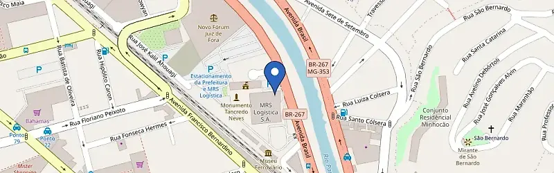 Mapa da estação MRS
