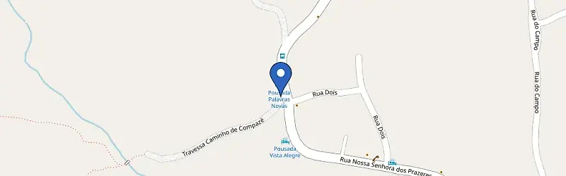 Mapa da estação Pousada Palavras Novas
