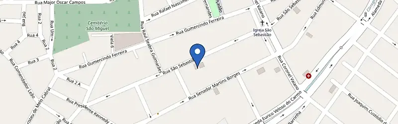 Mapa da estação Donana Padaria Artesanal