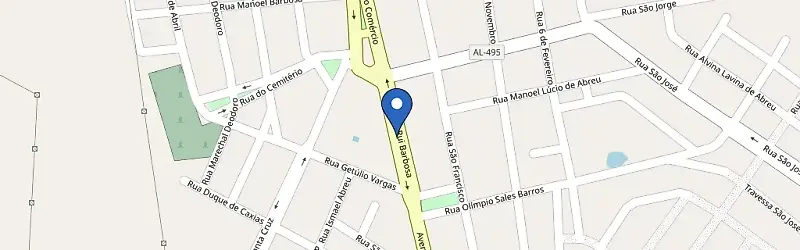 Mapa da estação Flores Arena
