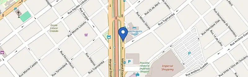 Mapa da estação BYD Disbrava Itz