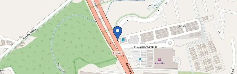 Mapa da estação Tino Energia - Rede Ceará