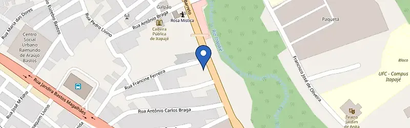 Mapa da estação Primatto Itapaje
