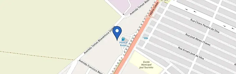 Mapa da estação E-Charge Station Rodad