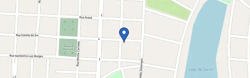 Mapa da estação Hotel O Sole Mio | No Rio Grande