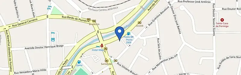 Mapa da estação Ypiranga Estacionamento