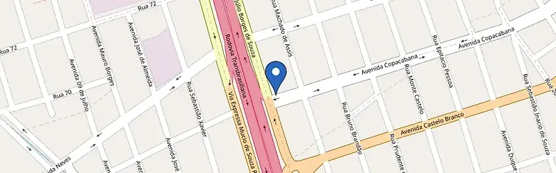 Mapa da estação Orion Hotel