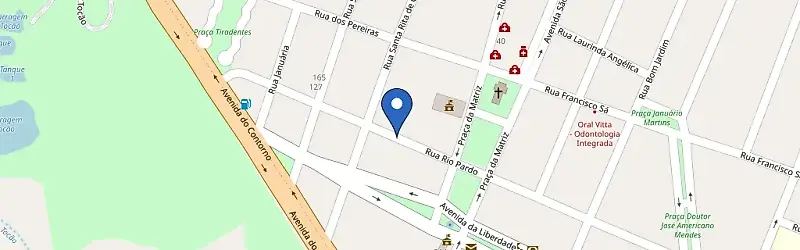 Mapa da estação Casa De Duda