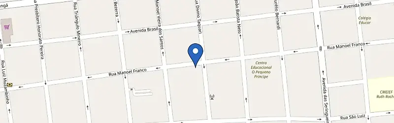 Mapa da estação Eletrocar Jiparaná