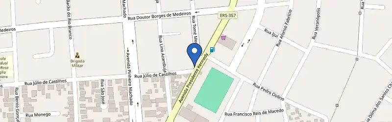 Mapa da estação Carregador