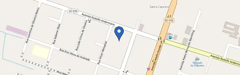 Mapa da estação Boulevard Urubici