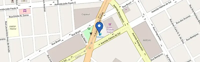 Mapa da estação Posto Antonin