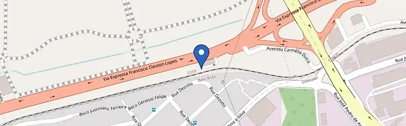 Mapa da estação Garapão Bela Vista