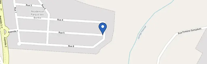Mapa da estação Residência Sr. Rodrigo