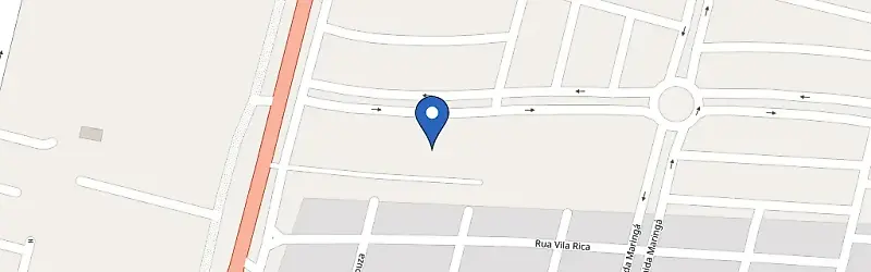 Mapa da estação Gerencar Mobilidade Elétrica