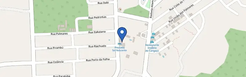 Mapa da estação Pousada Sol Nascente