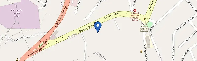 Mapa da estação Hotel Capital Das Pedras