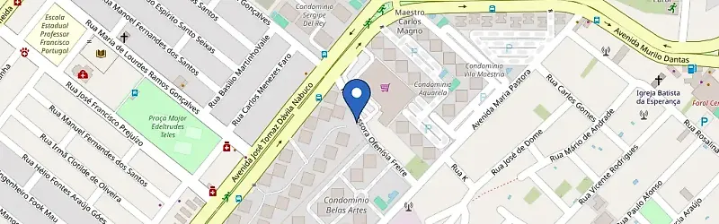 Mapa da estação E-Volt Se