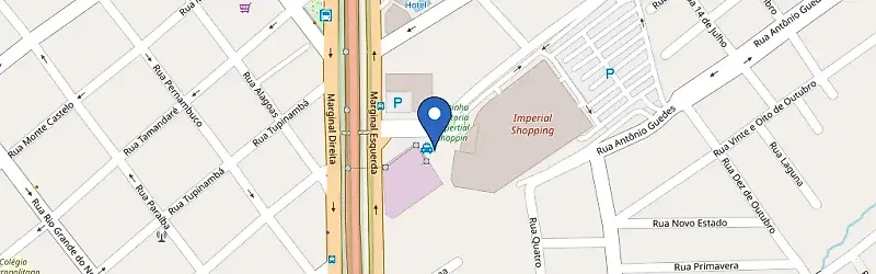 Mapa da estação Imperial Shopping