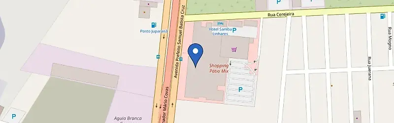 Mapa da estação Shopping Patiomix Linhares
