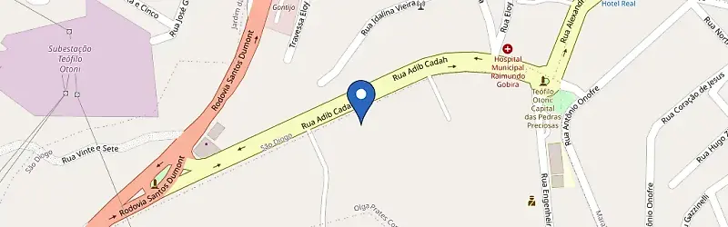 Mapa da estação Hotel Capital Das Pedras