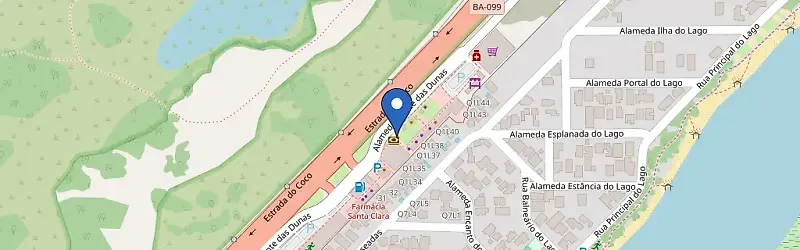Mapa da estação CARREGADOR 50kw
