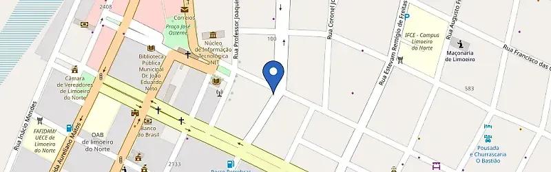 Mapa da estação Posto Queiroz Limoeiro do Norte