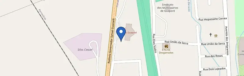 Mapa da estação Shopping Belas Guaporé