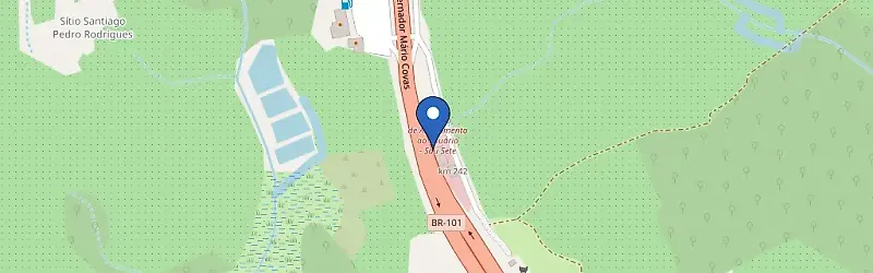 Mapa da estação SAU 7