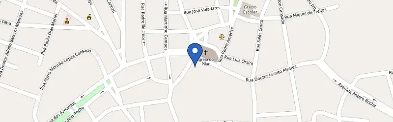 Mapa da estação Hotel Monsenhor Vicente