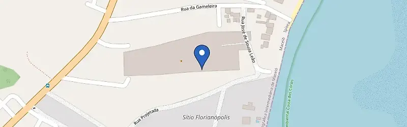 Mapa da estação Fazenda Cervejeira