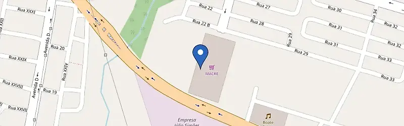 Mapa da estação Plugbra Macre