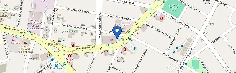 Mapa da estação Rissul