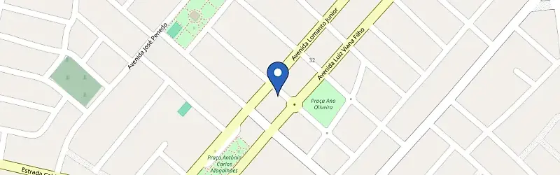 Mapa da estação Ponto Jorrão