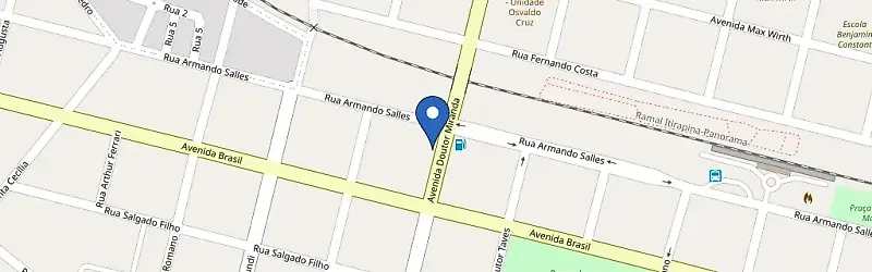 Mapa da estação Ambar Solar