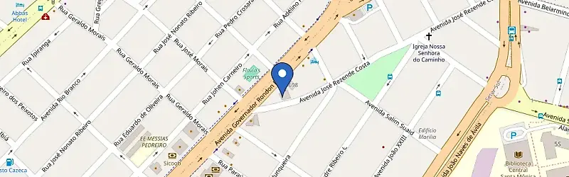 Mapa da estação Pneuara