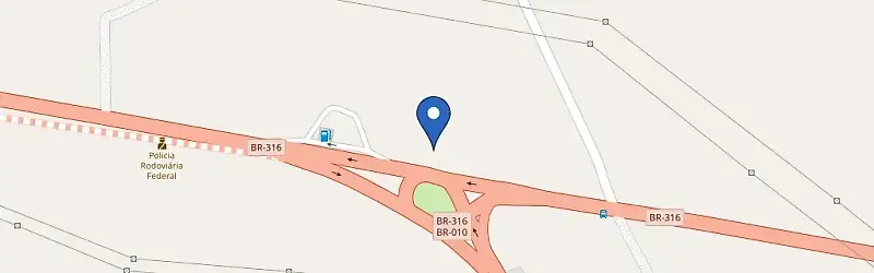 Mapa da estação Restaurante Padre Cicero