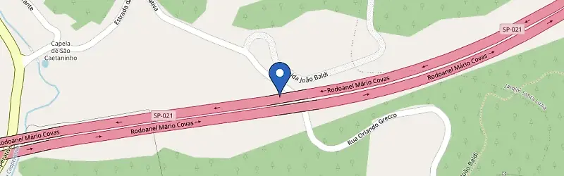 Mapa da estação Jardim Botânico