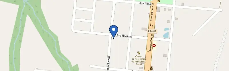 Mapa da estação Maria Helena