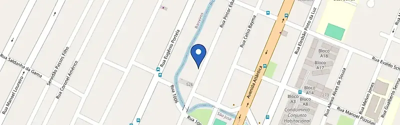 Mapa da estação São José