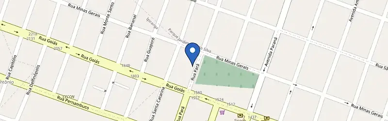 Mapa da estação Santilio Móveis